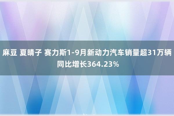 麻豆 夏晴子 赛力斯1-9月新动力汽车销量超31万辆 同比增长364.23%