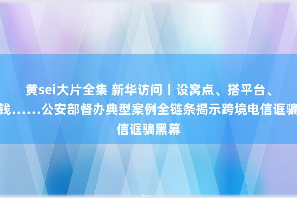 黄sei大片全集 新华访问丨设窝点、搭平台、洗黑钱……公安部督办典型案例全链条揭示跨境电信诓骗黑幕