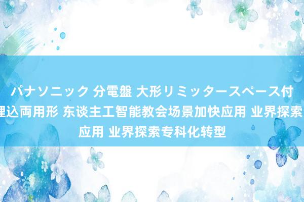 パナソニック 分電盤 大形リミッタースペース付 露出・半埋込両用形 东谈主工智能教会场景加快应用 业界探索专科化转型