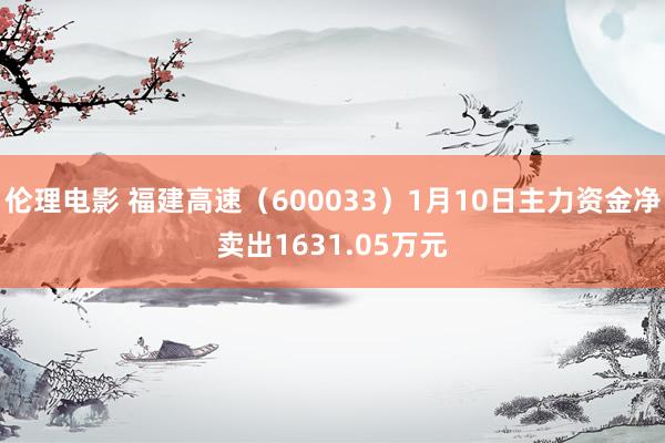 伦理电影 福建高速（600033）1月10日主力资金净卖出1631.05万元