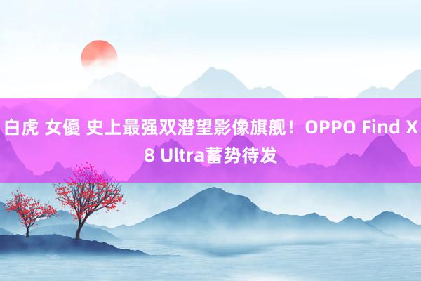 白虎 女優 史上最强双潜望影像旗舰！OPPO Find X8 Ultra蓄势待发